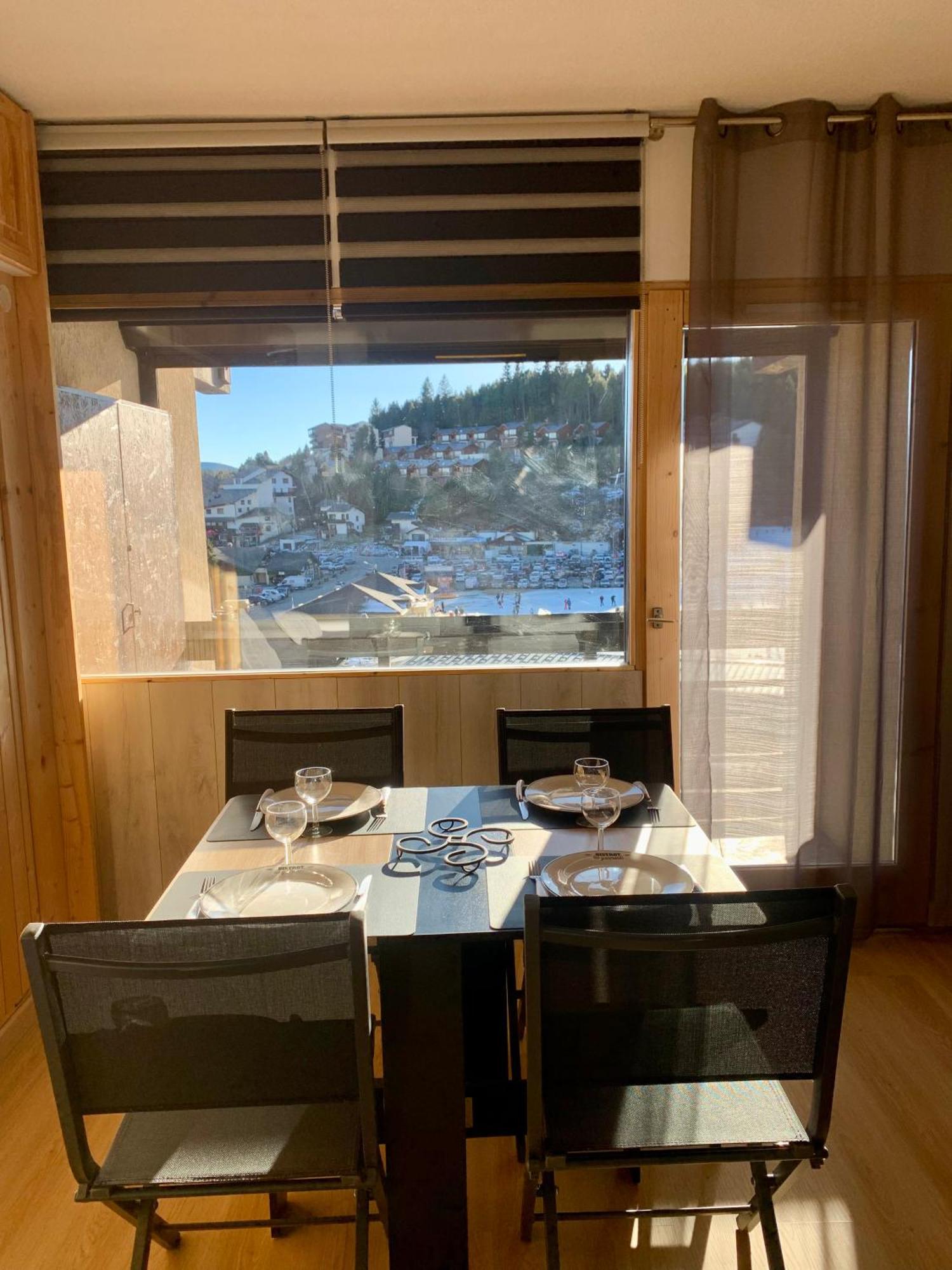 Bolquère Studio Cabine Chaleureux 4 Personnes Pied Des Pistes Pyrenees 2000 מראה חיצוני תמונה